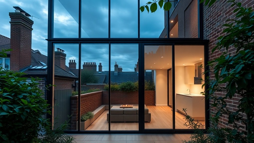 Glass Extension Walls Croydon