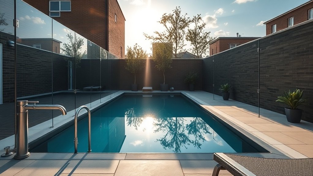 Pool Glass Fencing Croydon